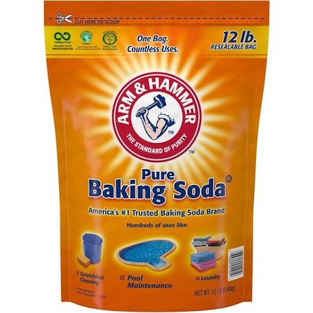 Arm & Hammer Baking Soda, Arm&Hammer, Resealable, 12 lb, WE, 4PK CDC3320001931